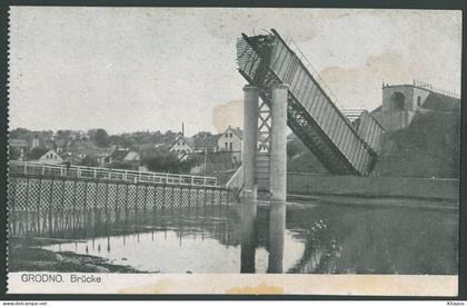 GRODNO vintage postcard Гродно Belarus