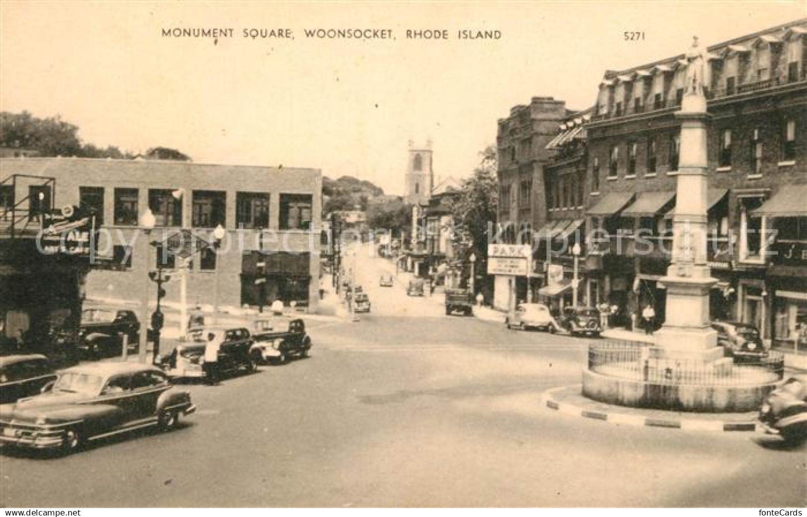 Woonsocket Rhode Island Monument Square