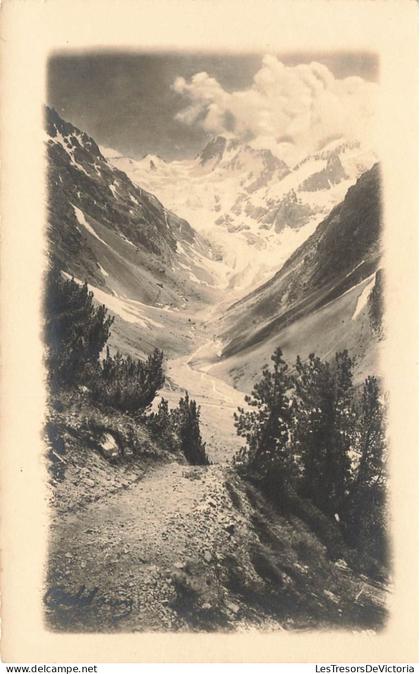 [-5%] MONDE - Montagne enneigée  - Carte Postale ancienne