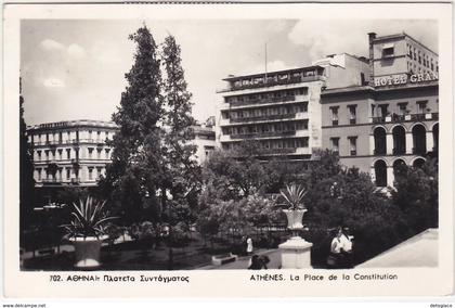 ATENE - ATHENES - LA PLACE DE LA CONSTITUTION - VIAGG. 1957 -25715-