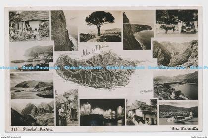 C002545 Ilha da Madeira. 313. Funchal. Madeira. Foto Perestrellos. 1954. Multi V