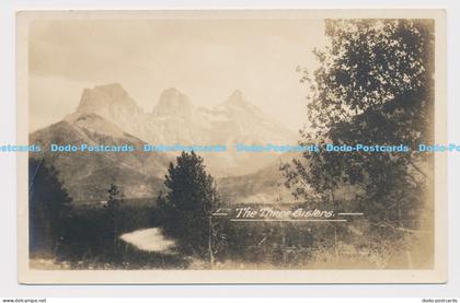 C002707 Three Sisters. Canadian Rocky Mountains. Howen Sutton. Canadian Pacific