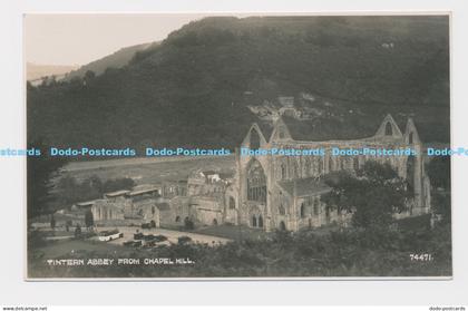 C010372 Tintern Abbey from Chapel Hill. 74471. Photochrom