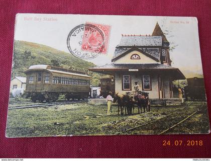 CPA - Jamaïque - Buff Bay Station