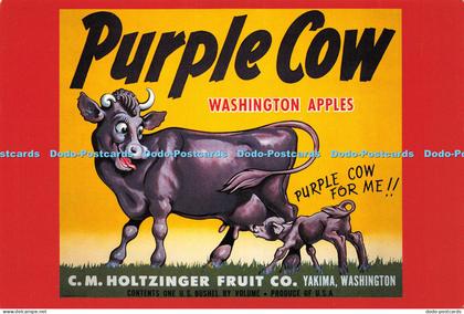 D013424 Purple Cow Washington Apples. H. S. Crocker