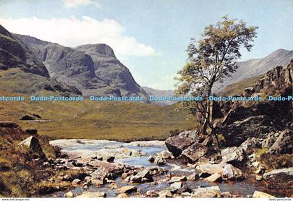 D026333 On the River Coe. Glencoe. Argyllshire. Scotland. Dixon