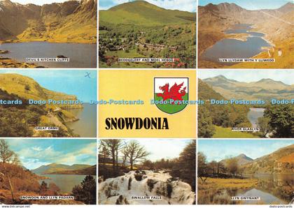 D039544 Snowdonia. Great Orme. Swallow Falls. J. Arthur Dixon. Multi View. 1987