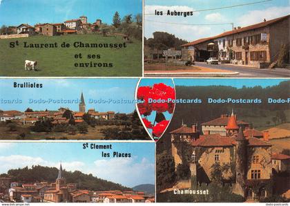 D041173 Saint Laurent de Chamousset. Rhone. Et ses Environs. Chamousset. Les Aub