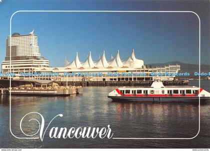 D042059 Vancouver. Canada. The Sea Bus Departs its Vancouver Terminal and Heads