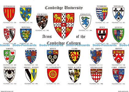 D048048 Cambridge University. Arms of the Cambridge Colleges. J. Salmon. Camerac