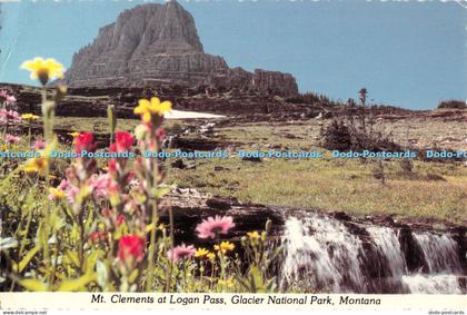 D055186 Mt. Clements at Logan Pass Glacier National Park Montana. DS 045. Dan Sa