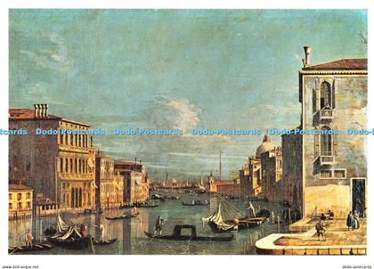 D073996 Canaletto. Venice the grand Canal seen from Saint Vito. Venice. Ca Rezzo
