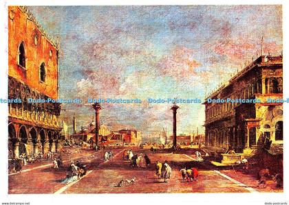 D074505 Francesco Guardi. 1712 1793. Venice Saint Marks Square. Venice Ca dOro F