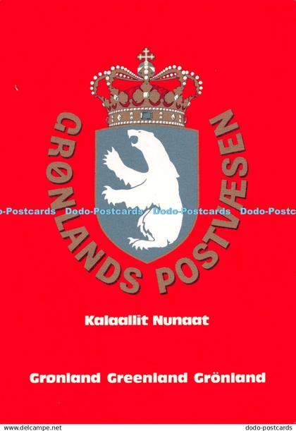 D086835 Gronlands Postvaesen. Kalaallit Nunaat. Gronland Greenland Gronland. Gre