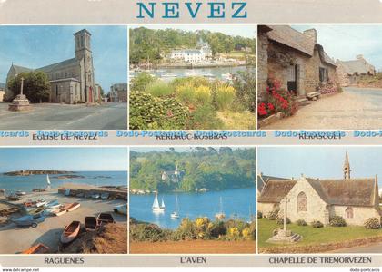 D096025 Nevez. Eglise de Nevez. L Aven. Raguenes. Kerascoet. Jack. Multi View