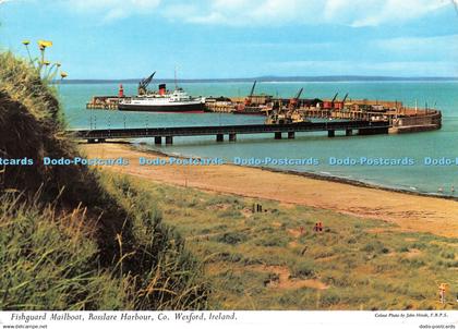 D104630 Fishguard Mailboat. Rosslare Harbour. Co. Wexford. Ireland. Hinde. 1971