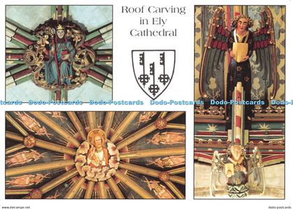 D104969 Roof Carving in Ely Cathedral. Ken Hitch. Ely Cathedral Shop. Judges. Mu