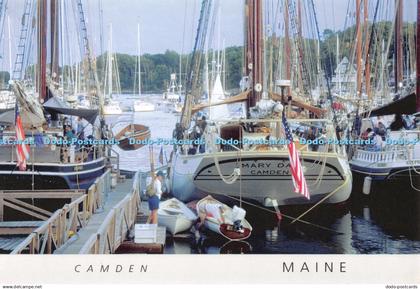 D106876 Camden. Maine. The Windjamming Fleet at Camden. Delightful to Look at an