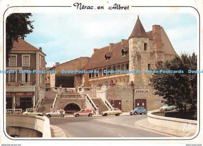 D108394 Nerac en Albert. Le Chateau de Nerac. La Galerie a arcs surbaisses et co