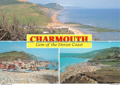 D115331 Dorset. Charmouth. Gem of the Dorset Coast. J. Salmon. Cameracolour. Mul