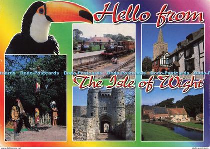 D182370 Hello From The Isle of Wight. The Isle of Wight Steam Railway. Havenstre