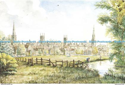 D184385 Lincolnshire. Stamford. The Meadows. Martin T. Rodgers