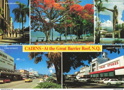 D190086 Cairns. At the Great Barrier Reef. N. Q. Lake Street. Abbott Street. The