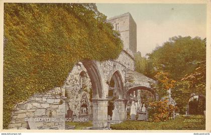 PC45481 The Cloisters. Sligo Abbey. Valentine. Carbo Colour. No 219880R