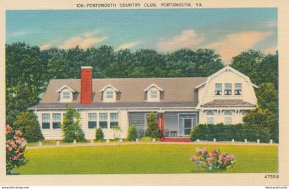 PC54507 Portsmouth Country Club. Portsmouth. Va. Frank G. Ennis