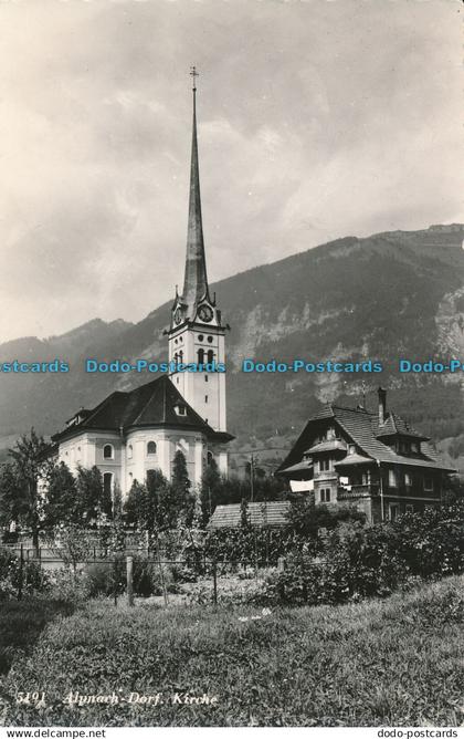 R005649 Alpnach. Dorf Kirche. Rud. Suter