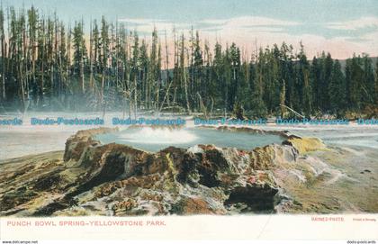 R006223 Punch Bowl Spring. Yellowstone Park. Haynes Photo