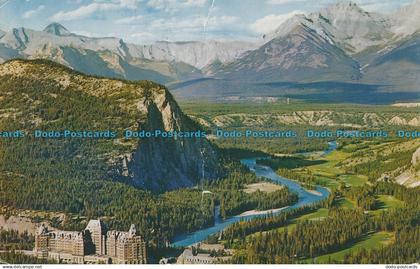 R008916 Banff Springs Hotel Showing Banff Springs Golf Course