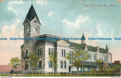 R013815 City Hall. Brandon. Man. Stedman Bros. B. Hopkins