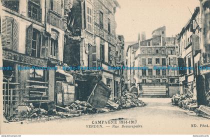 R023790 Campagne. Verdun. Rue Beaurepaire. Neurdein