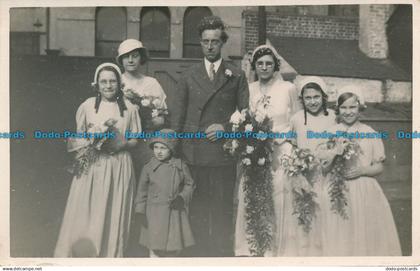 R024871 Old Postcard. Wedding Photo