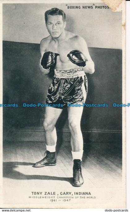 R032232 Tony Zale. Gary. Indiana. Middleweight Champion of the World