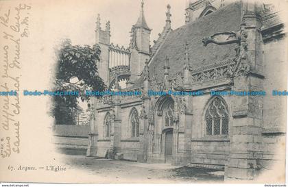 R035971 Arques. L Eglise. 1904