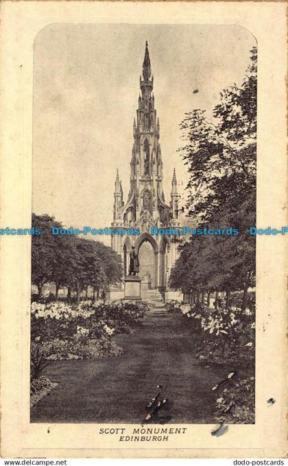 R043082 Scott Monument. Edinburgh. Albany. 1909