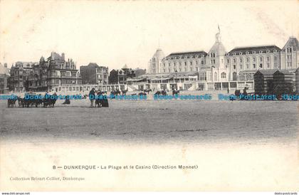 R044916 Dunkerque. la Plage et le Casino. Cellier