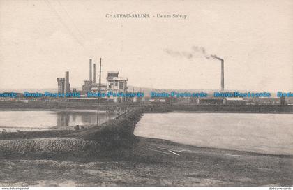 R045630 Chateau Salins. Usines Solvay. P. Bonnevie