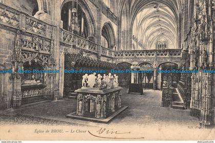 R052478 Eglise de Brou. Le Choeur. No 6. 1906