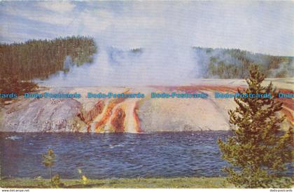 R054321 Midway Geyser Basin. Yellowstone National Park. Wyoming. Mike Roberts