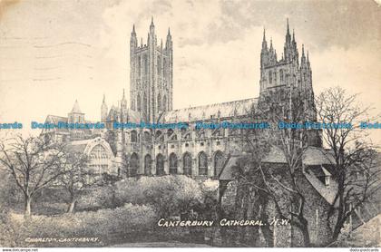 R059330 Canterbury Cathedral. N.W. Charlton. Canterbury. 1930