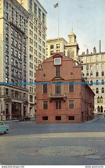 R072807 Old State House and site of the Boston Massacre. Boston. Massachusetts.