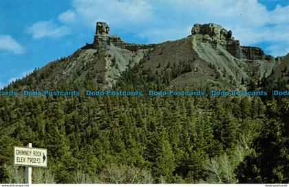 R081852 Famous Chimney Rock. Bob Petley. Durango and Pagosa Springs. Petley Stud