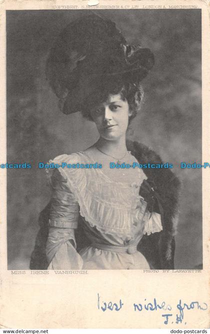 R086751 Miss Irene Vanbrugh. Lafayette. 1904