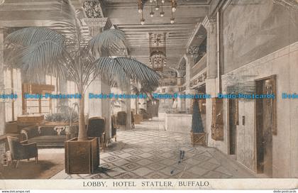 R087238 Lobby Hotel Statler. Buffalo. 1913