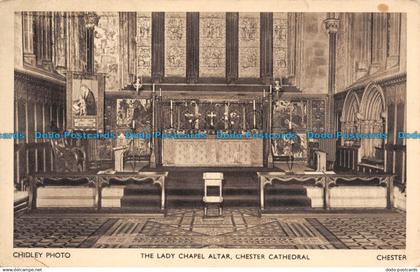 R120346 The Lady Chapel Altar. Chester Cathedral. Chester. Chidley