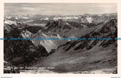 R129664 Blick von der Zugspitze gegen Suden. Albert Link. RP