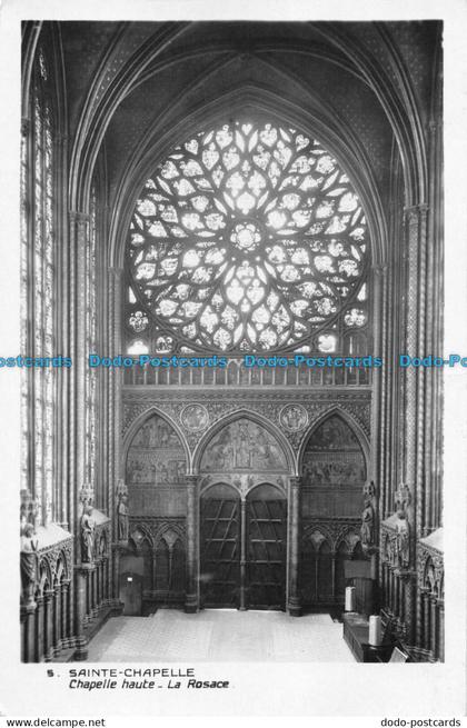 R147156 Sainte Chapelle. Chapelle Haute. la Rosace